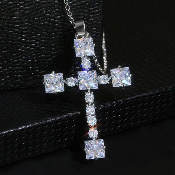dazzling zircon corss pendant necklaces for women men simple design trend 2021 jewelry choker chain on the neck kan300, Silver
dazzling zircon corss pendant necklaces for women men simple design trend 2021 jewelry choker chain on the neck kan300, Silver