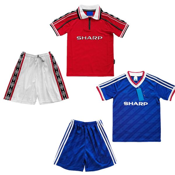kids kit manchester beckham ronaldo giggs solskjaer retro soccer jersey final 1984 1985 1986 united 1990 1992 98 99 07 08 man utd classic bo, Black;yellow 
kids kit manchester beckham ronaldo giggs solskjaer retro soccer jersey final 1984 1985 1986 united 1990 1992 98 99 07 08 man utd classic bo, Black;yellow