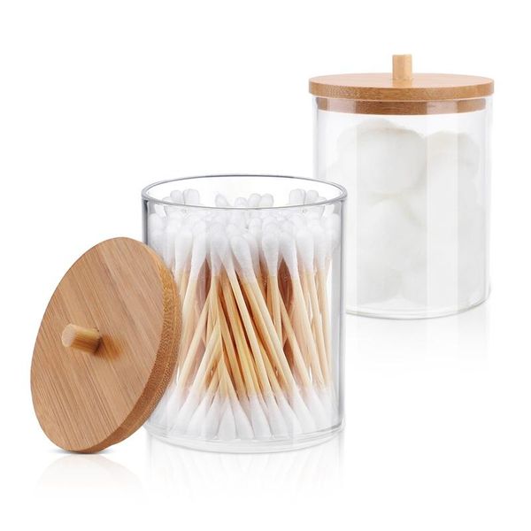storage boxes & bins acrylic round qtip container cotton swabs holder box clear bathroom organizer with bamboo lids makeup pad jars
storage boxes & bins acrylic round qtip container cotton swabs holder box clear bathroom organizer with bamboo lids makeup pad jars
