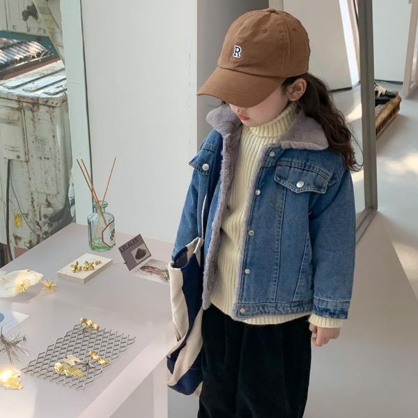 jackets mila chou 2021 winter children faux fur denim jacket baby boy girls thicken turn-down collar plush coat kids clothes, Blue;gray
jackets mila chou 2021 winter children faux fur denim jacket baby boy girls thicken turn-down collar plush coat kids clothes, Blue;gray