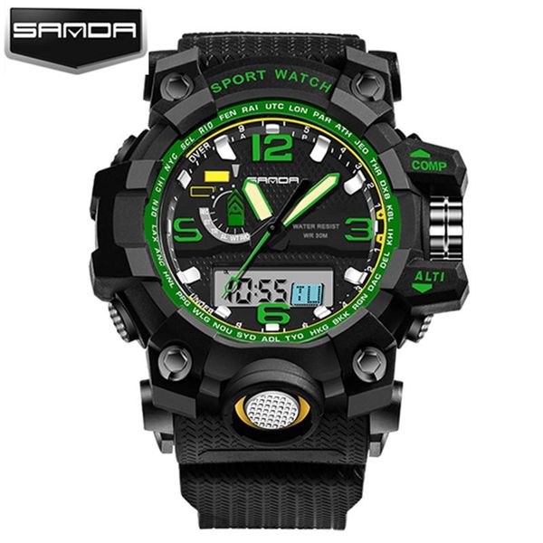 style digital watch s men military army water resistant date calendar led sports watches relogio masculino wristwatches, Slivery;brown
style digital watch s men military army water resistant date calendar led sports watches relogio masculino wristwatches, Slivery;brown