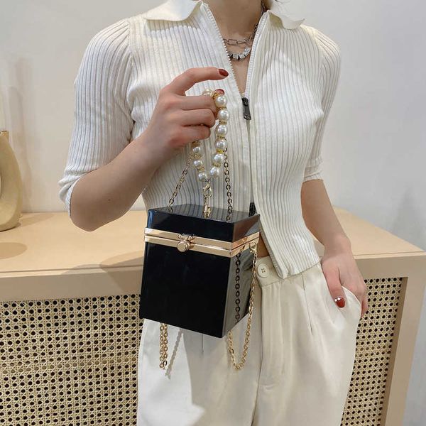 acrylic square box party handbag women fashion purses and handbags casual shoulder chain pearl luxury design wedding bag c0601
acrylic square box party handbag women fashion purses and handbags casual shoulder chain pearl luxury design wedding bag c0601