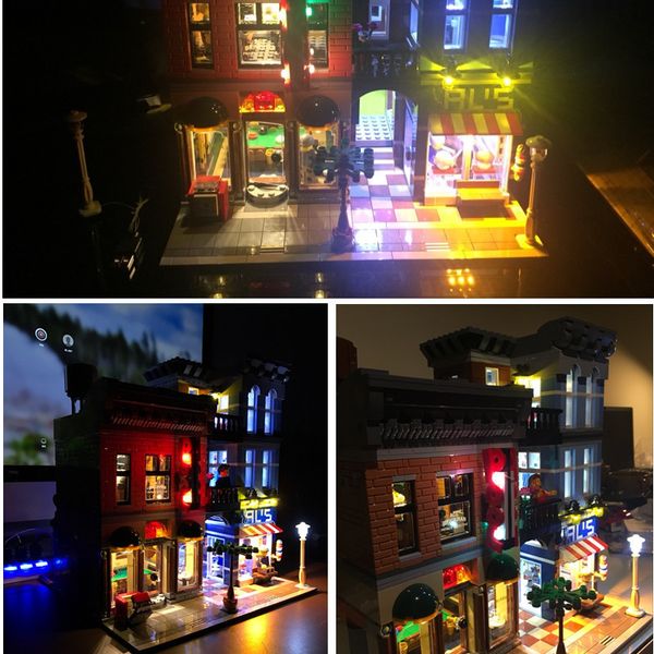 led up kit (only light included) for 10246 compatible with 15011 detective's office building blocks model 1008
led up kit (only light included) for 10246 compatible with 15011 detective's office building blocks model 1008