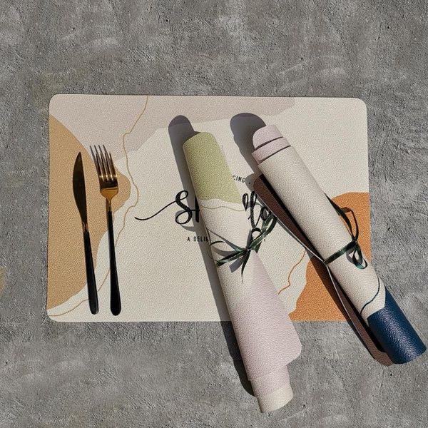 mats & pads leather placemat for dining table tableware pad oil water resistant heat insulation non-slip tablemat kitchen accessories
mats & pads leather placemat for dining table tableware pad oil water resistant heat insulation non-slip tablemat kitchen accessories