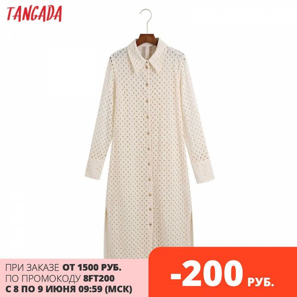 tangada women embroidery romantic shirt dress hollow out long sleeve vintage females elegant dresses vestidos 6z123 210609, Black;gray
tangada women embroidery romantic shirt dress hollow out long sleeve vintage females elegant dresses vestidos 6z123 210609, Black;gray