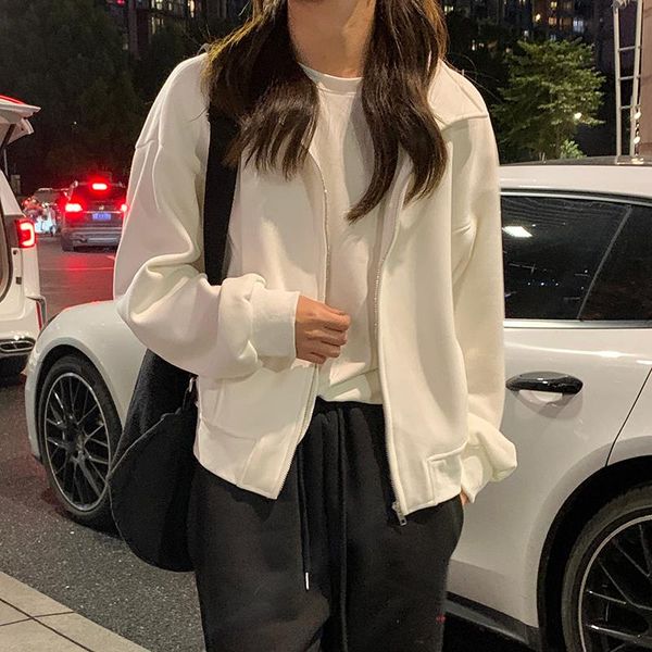 women's jackets 5 colors 2021 women autumn winter coats zipper short jacket casual clothing female turn down collar warm coat womens(f, Black;brown
women's jackets 5 colors 2021 women autumn winter coats zipper short jacket casual clothing female turn down collar warm coat womens(f, Black;brown