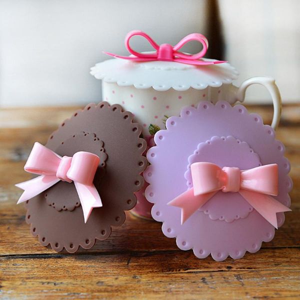 cups & saucers 6 colors 10.5cm silicone lovely bowknot cup cover cute anti-dust coffee suction seal lid cap
cups & saucers 6 colors 10.5cm silicone lovely bowknot cup cover cute anti-dust coffee suction seal lid cap