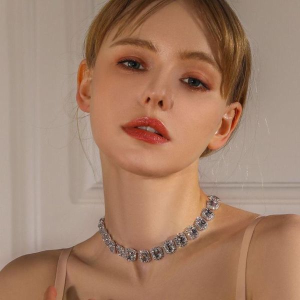 chokers fashion all-match shiny rhinestone necklace jewelry luxury elements colorful crystal full drill neck body accessories, Golden;silver
chokers fashion all-match shiny rhinestone necklace jewelry luxury elements colorful crystal full drill neck body accessories, Golden;silver