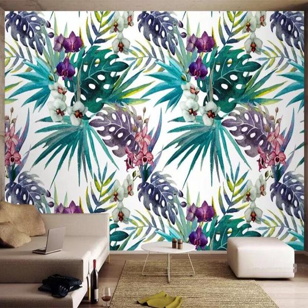 custom any size mural wallpaper nordic tropical plant flowers hand painted background wall painting living room papel de parede wallpapers
custom any size mural wallpaper nordic tropical plant flowers hand painted background wall painting living room papel de parede wallpapers