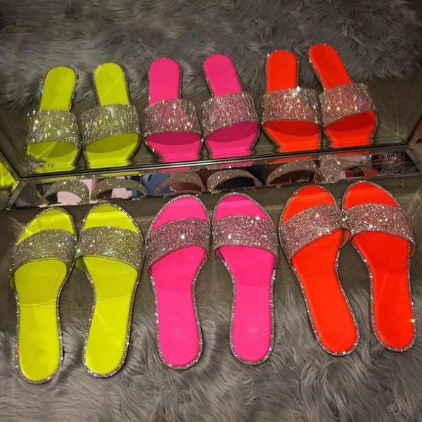 slippers 2021 summer women crystal woman bling soft female candy color flip flops outdoor ladies slides beach shoes, Black
slippers 2021 summer women crystal woman bling soft female candy color flip flops outdoor ladies slides beach shoes, Black