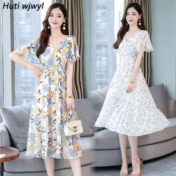 floral chiffon beach vacation midi dresses summer vintage 4xl plus size boho sundress elegant women bodycon party vestidos 210528, Black;gray
floral chiffon beach vacation midi dresses summer vintage 4xl plus size boho sundress elegant women bodycon party vestidos 210528, Black;gray