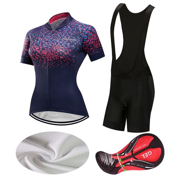racing sets women road bike clothing summer bib shorts 2021 cycling jersey set mtb kit female bicycle clothes sport suit dress, Black;blue
racing sets women road bike clothing summer bib shorts 2021 cycling jersey set mtb kit female bicycle clothes sport suit dress, Black;blue
