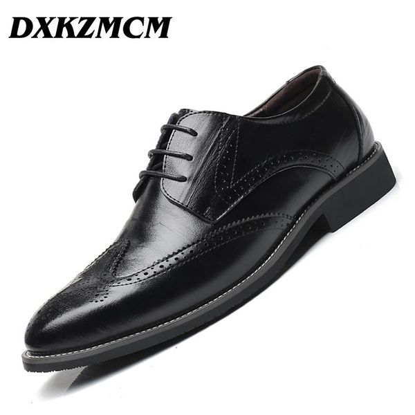 dress shoes dxkzmcm men formal business split leather office breathable comfortable gentleman, Black
dress shoes dxkzmcm men formal business split leather office breathable comfortable gentleman, Black