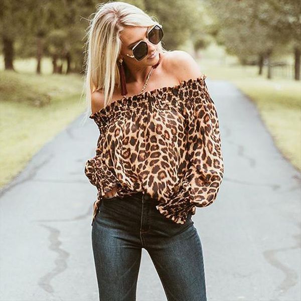 fashion dresses leopard elegant women shirts bodycon low cut off shoulder long sleeve blouse autumn shirt, White
fashion dresses leopard elegant women shirts bodycon low cut off shoulder long sleeve blouse autumn shirt, White