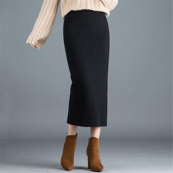 skirts 2021 skirt autumn/winter split one-step mid-length knitted woolen 5 colors available, Black
skirts 2021 skirt autumn/winter split one-step mid-length knitted woolen 5 colors available, Black