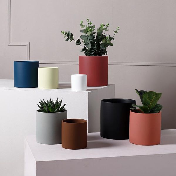planters & pots 1pc style european pure color flower pot home decoration succulent ceramic flowerpot plant with hole
planters & pots 1pc style european pure color flower pot home decoration succulent ceramic flowerpot plant with hole