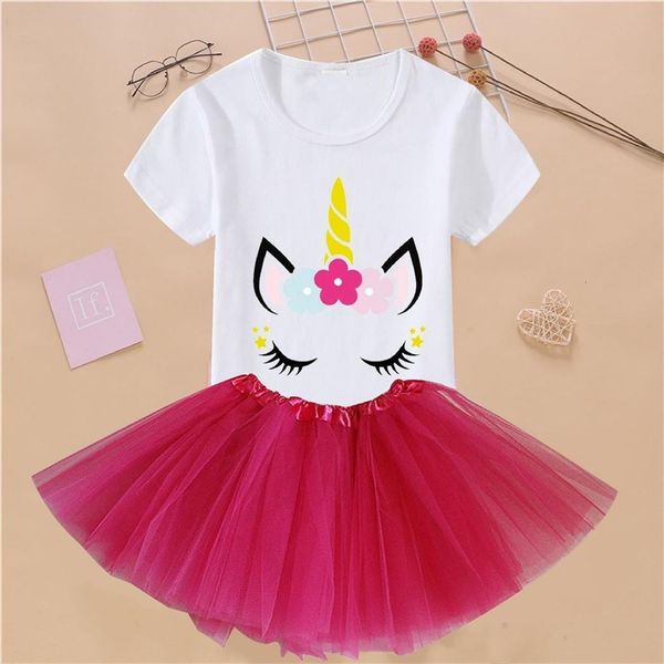 children clothing casual 2pcs outfits unicorn t shirt skirt suit kids tracksuit for girls sets 2 3 4 5 6, White
children clothing casual 2pcs outfits unicorn t shirt skirt suit kids tracksuit for girls sets 2 3 4 5 6, White