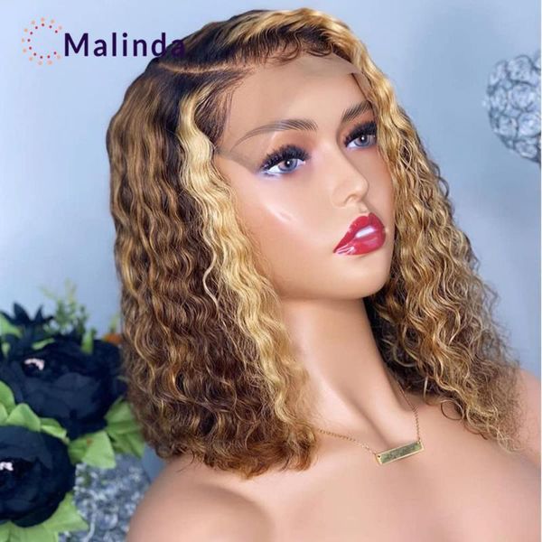 lace wigs highlight 150 density short bob wig 4x4 closure ombre honey blonde curly front human hair pre plucke remy, Black;brown
lace wigs highlight 150 density short bob wig 4x4 closure ombre honey blonde curly front human hair pre plucke remy, Black;brown