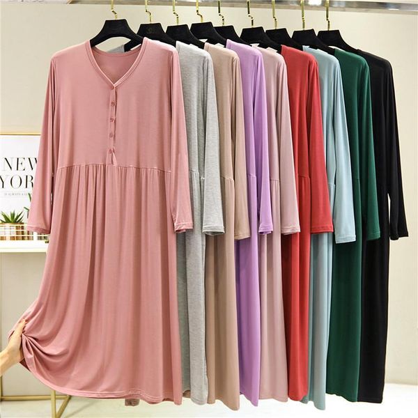 home womens sleepwears nighty sleepwear women sleeping dress full v neck long sleeve nightgown summer cotton loose nightdress for, Black;red
home womens sleepwears nighty sleepwear women sleeping dress full v neck long sleeve nightgown summer cotton loose nightdress for, Black;red