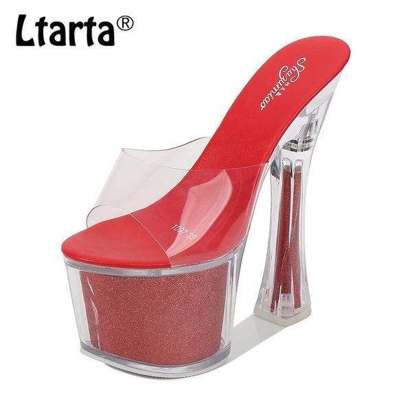nightclub car women clear heels super high chunky-heel platform sandals transparent crystal shoes lfd, Black
nightclub car women clear heels super high chunky-heel platform sandals transparent crystal shoes lfd, Black
