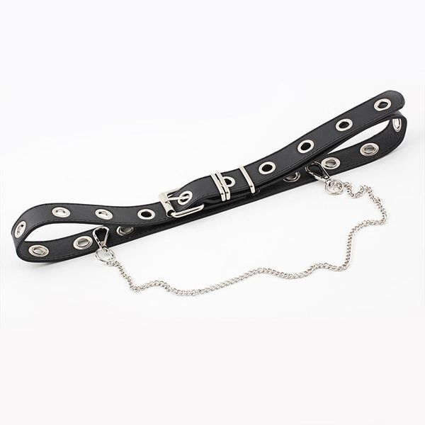 belts fashion punk rock pu leather material men women black coffee chains decorate trend female pin buckle streetwear belt, Black;brown
belts fashion punk rock pu leather material men women black coffee chains decorate trend female pin buckle streetwear belt, Black;brown