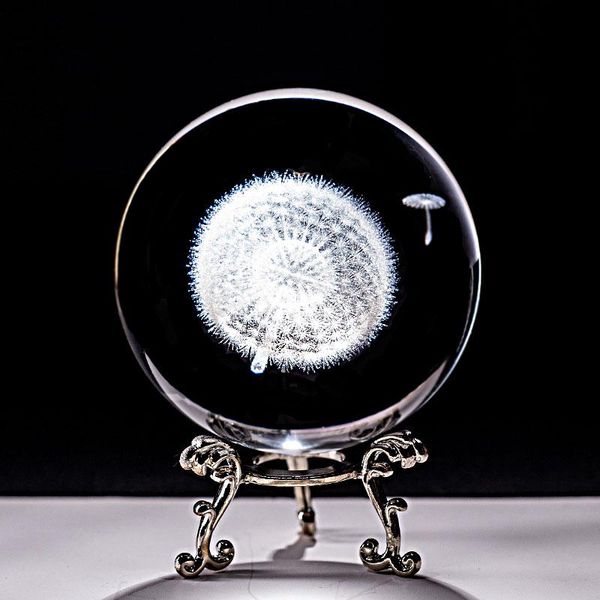 novelty items crystal ball 3d laser engraved dandelion miniature glass globe sphere home decorative ornament craft gifts figuras de cristal
novelty items crystal ball 3d laser engraved dandelion miniature glass globe sphere home decorative ornament craft gifts figuras de cristal