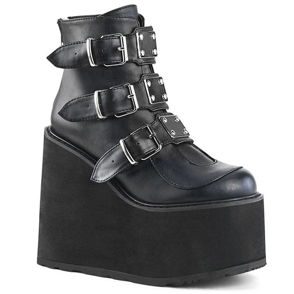 boots 2021 women fashion thick platform female shoes colorful comfortable wedge buckle footwear street ankle short, Black
boots 2021 women fashion thick platform female shoes colorful comfortable wedge buckle footwear street ankle short, Black