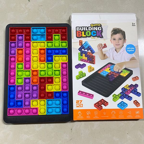 decompression toy tetris big game rainbow chess board push bubble fidget sensory stress relief interactive partygame puzzle toys
decompression toy tetris big game rainbow chess board push bubble fidget sensory stress relief interactive partygame puzzle toys