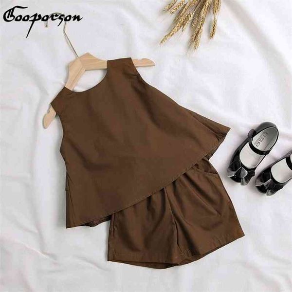 gooporson summer kids clothing set korean fashion little girls clothing set vest&shorts cute children clothes toddler outfits 210715, White
gooporson summer kids clothing set korean fashion little girls clothing set vest&shorts cute children clothes toddler outfits 210715, White