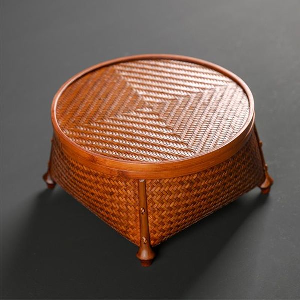 retro style natural bamboo tea set storage box for teacup teapot durable handmade round tray home el office teahouse bottles & jars
retro style natural bamboo tea set storage box for teacup teapot durable handmade round tray home el office teahouse bottles & jars