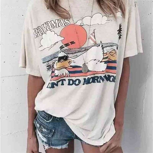 kuakuayu hjn bahamas i don't do mornings beach duck t-shirt women summer cute fashion relaxing vintage tee 210406, White
kuakuayu hjn bahamas i don't do mornings beach duck t-shirt women summer cute fashion relaxing vintage tee 210406, White