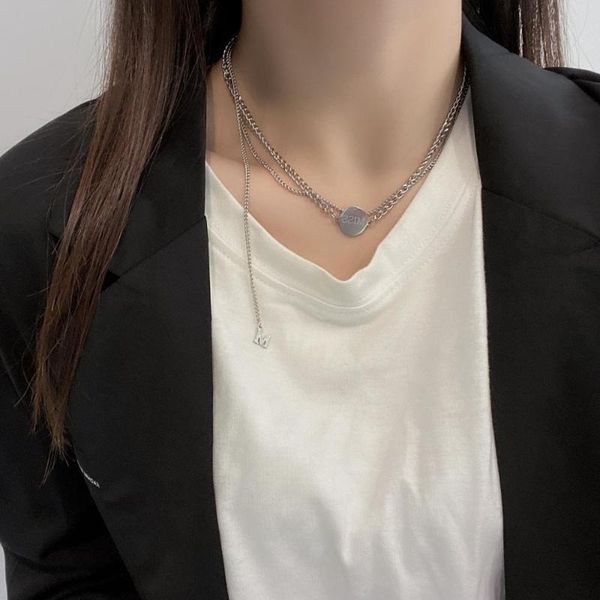 punk stainless steel letter miss multi-layer pendant necklace for women trendy charm long chain choker statement jewelr chokers, Golden;silver
punk stainless steel letter miss multi-layer pendant necklace for women trendy charm long chain choker statement jewelr chokers, Golden;silver