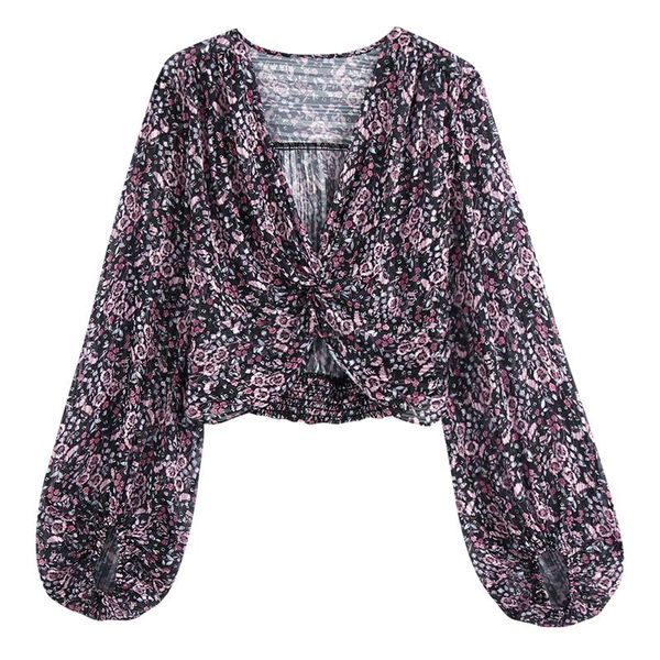 women's blouses & shirts fandy lokar v neck women fashion prairie chic knot floral printed elegant long sleeve female ladies gaa, White
women's blouses & shirts fandy lokar v neck women fashion prairie chic knot floral printed elegant long sleeve female ladies gaa, White