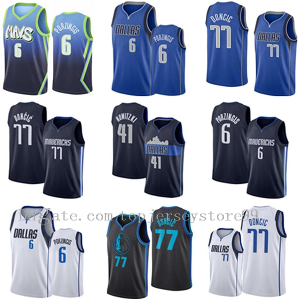 2021 mens basketball jersey 77 doncic kristaps 6 porzingis dirk 41 nowitzki jerseys city bule white shirt 100% stitched size s-2xl, Black;red
2021 mens basketball jersey 77 doncic kristaps 6 porzingis dirk 41 nowitzki jerseys city bule white shirt 100% stitched size s-2xl, Black;red