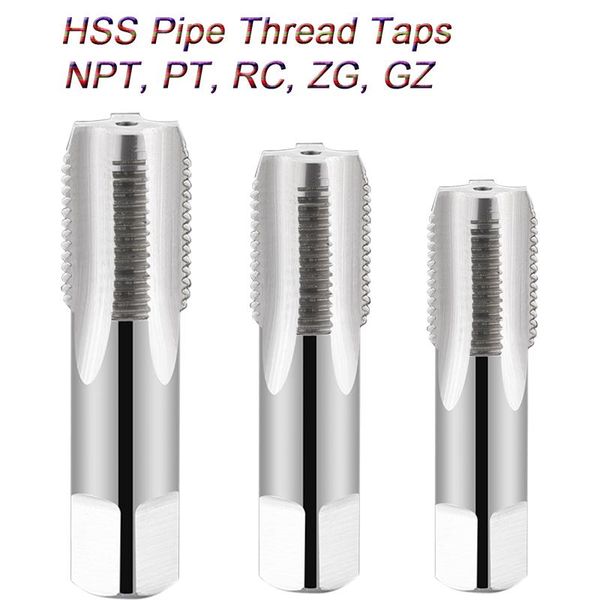 pipe thread taps hss tapping tube tap npt pt rc zg for metalworking tool straight flute hand screw machining british inch tools
pipe thread taps hss tapping tube tap npt pt rc zg for metalworking tool straight flute hand screw machining british inch tools