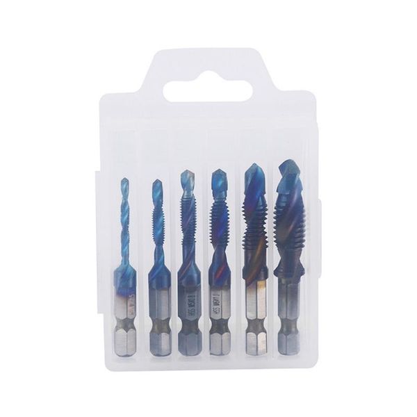 hand tools 35ed drill tap bits set hss combination & bit screw tapping tool hex shank kit metric thread
hand tools 35ed drill tap bits set hss combination & bit screw tapping tool hex shank kit metric thread