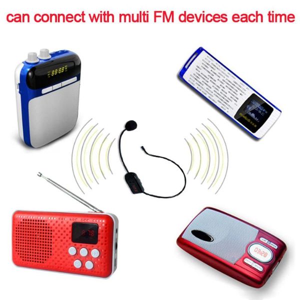 microphones fm wireless microphone headset megaphone radio mic for loudspeaker 87.0 mhz to 108mhz teaching tour guide meeting lectures 
microphones fm wireless microphone headset megaphone radio mic for loudspeaker 87.0 mhz to 108mhz teaching tour guide meeting lectures