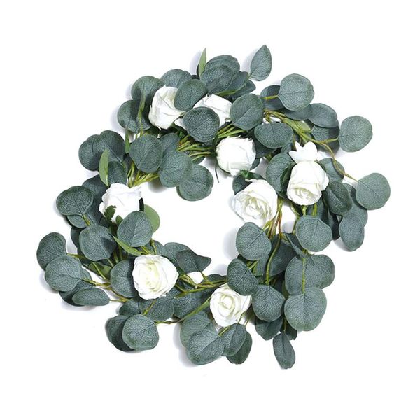 decorative flowers & wreaths 1pc simulation plant eucalyptus garland artificial rose silk flowerr greenery leaves for wedding backdrop wall
decorative flowers & wreaths 1pc simulation plant eucalyptus garland artificial rose silk flowerr greenery leaves for wedding backdrop wall