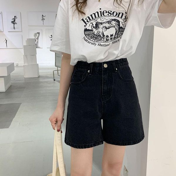 women's shorts sml 2colors denim short high waist female casual summer ladies basic jeans for womens (x1977), White;black
women's shorts sml 2colors denim short high waist female casual summer ladies basic jeans for womens (x1977), White;black