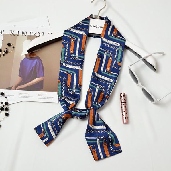 scarves 2021 neck tie long ribbon twill silk scarf dot plaided patchwork floral print neckerchief hair band skinny womenneck, Blue;gray
scarves 2021 neck tie long ribbon twill silk scarf dot plaided patchwork floral print neckerchief hair band skinny womenneck, Blue;gray