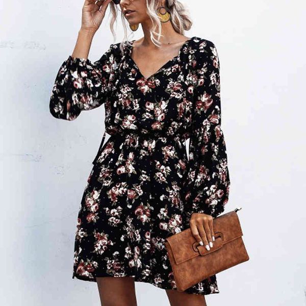 summer v-neck tie polka dot flower bubble lantern sleeve mini dress vintage short dress beach casual dress for women 210514, Black;gray
summer v-neck tie polka dot flower bubble lantern sleeve mini dress vintage short dress beach casual dress for women 210514, Black;gray