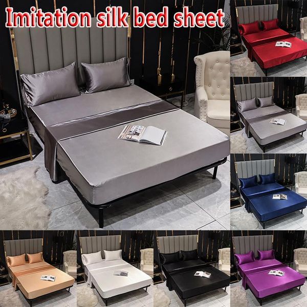 sheets & sets the elastically adjustable four-corner mattress fits mattress, 1 piece set, 100% polyester fiber, solid bed sheet.
sheets & sets the elastically adjustable four-corner mattress fits mattress, 1 piece set, 100% polyester fiber, solid bed sheet.