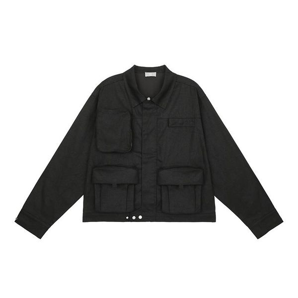 men's jackets firmranch men high street multi-pocket jacket cargo lapels black loose coat autumn/winter vibe functional outerwear, Black;brown
men's jackets firmranch men high street multi-pocket jacket cargo lapels black loose coat autumn/winter vibe functional outerwear, Black;brown