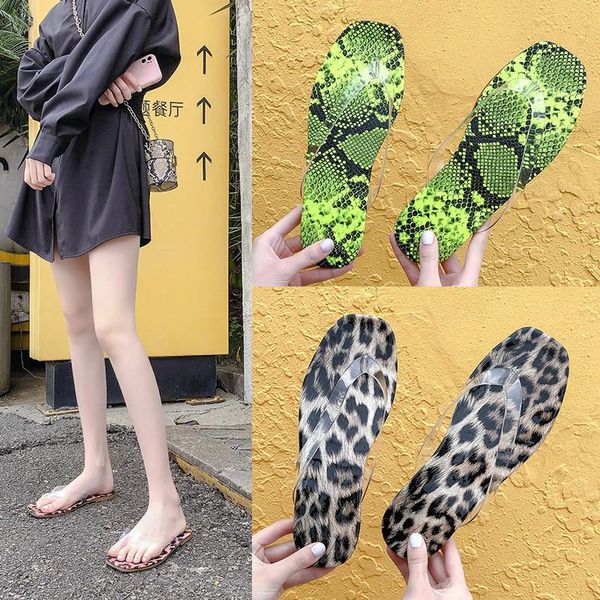 slippers summer ladies flat leopard print transparent female open toe casual flip flops outdoor beach shoes, Black
slippers summer ladies flat leopard print transparent female open toe casual flip flops outdoor beach shoes, Black