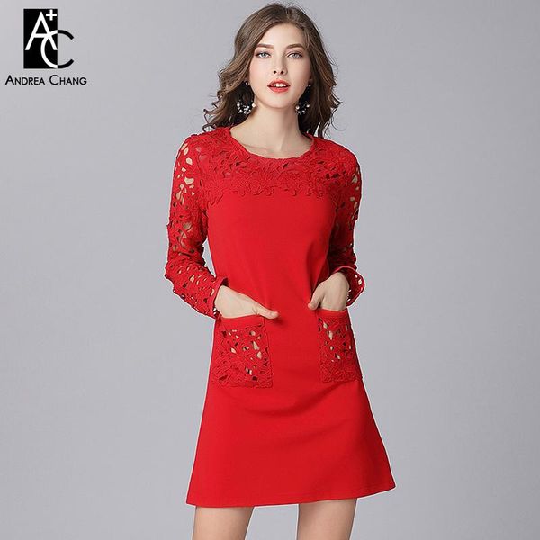 casual dresses plus size woman dress l-5xl summer spring with pockets hollow out floral pattern embroidery sleeve red, Black;gray
casual dresses plus size woman dress l-5xl summer spring with pockets hollow out floral pattern embroidery sleeve red, Black;gray