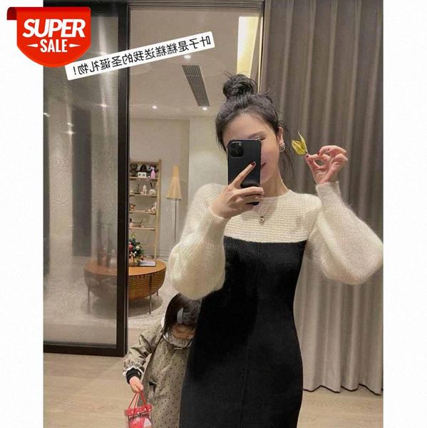1.4-pin cardelil ~ stitching round neck/small lapel lantern sleeve dress beginning #dx9r, White;black
1.4-pin cardelil ~ stitching round neck/small lapel lantern sleeve dress beginning #dx9r, White;black