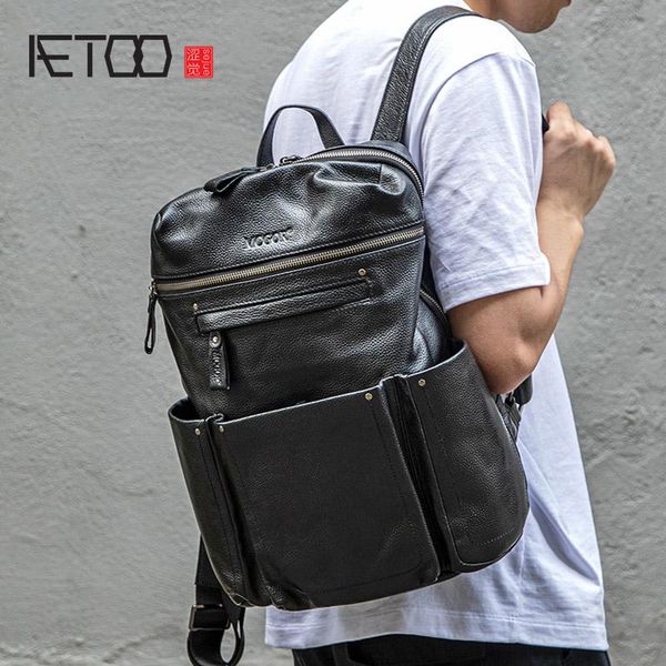 leather backpack, men's computer bag, casual travel bag backpack
leather backpack, men's computer bag, casual travel bag backpack