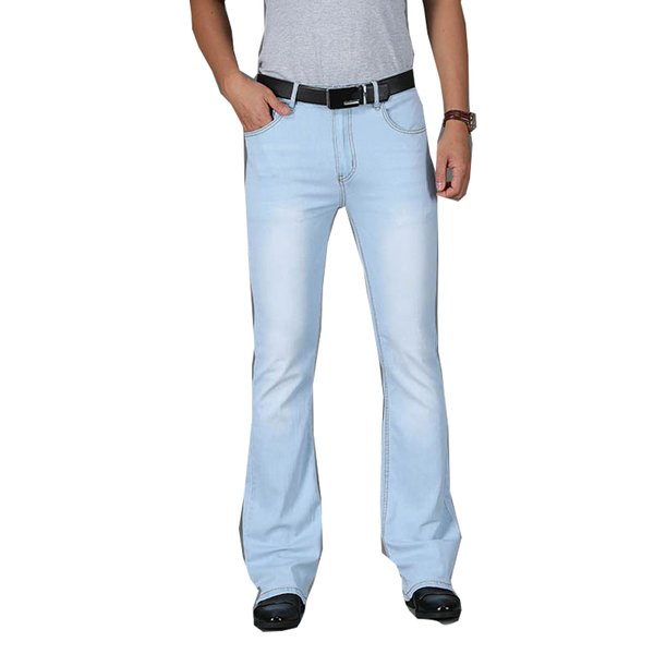 men's pants pantalones vaqueros finos acampanados para hombre, tela vaquera con corte de bota, cintura media, elásticos, informales, a, Black
men's pants pantalones vaqueros finos acampanados para hombre, tela vaquera con corte de bota, cintura media, elásticos, informales, a, Black