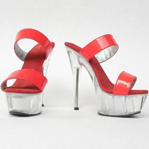slippers 6 inch red pu leather classic crystal shoes lady fashion summer stripper 15cm high-heeled sandals, Black
slippers 6 inch red pu leather classic crystal shoes lady fashion summer stripper 15cm high-heeled sandals, Black