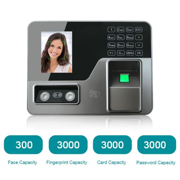 fingerprint access control facial recognition time attendance systme with backup battery optional
fingerprint access control facial recognition time attendance systme with backup battery optional